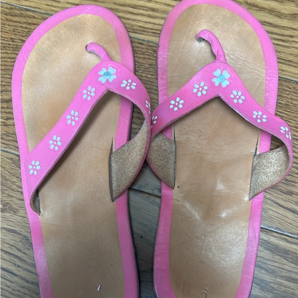 Pink Floral Women's Sandals